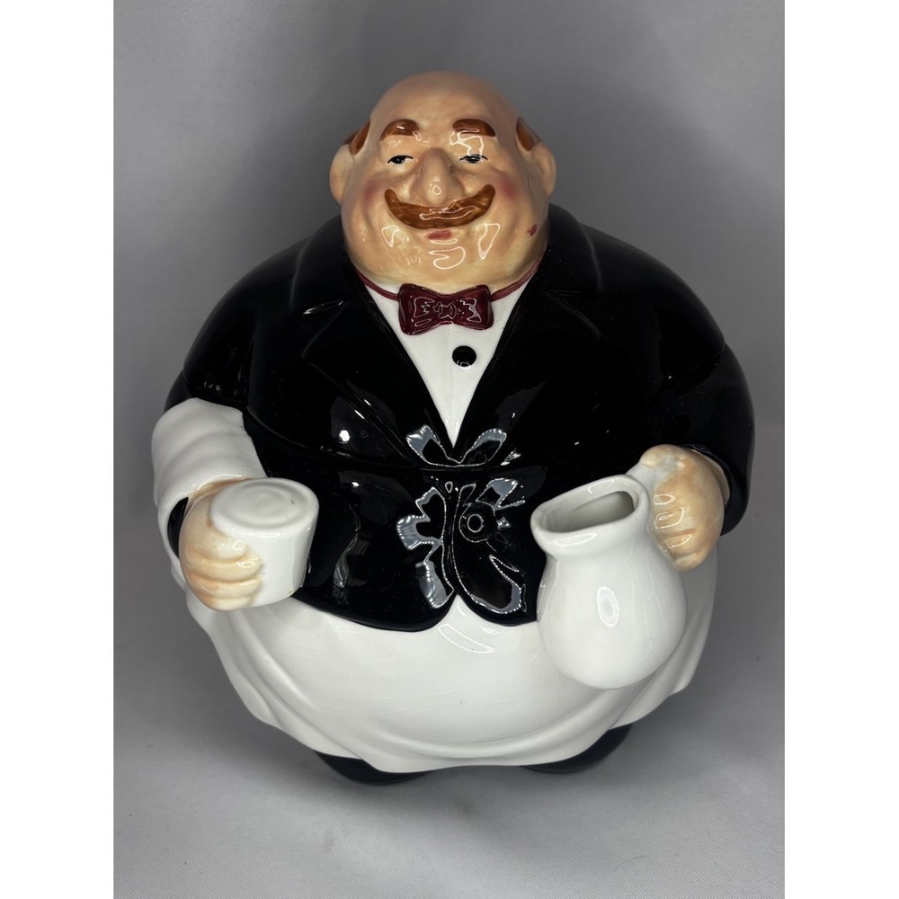 Cookie Jar italian Pastry Chef /Butler By Heartfelt Creations 2003